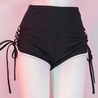 Femboy Fashion Sexy Black Buttlift Short Front