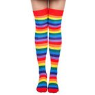 Rainbow Thigh High Socks Gloves Set - Femboy Fashion