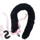 Femboy Fox Tail Butt Plug Black