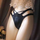 Femboy Hiding Gaff Thong Panties Black - Femboy Fashion