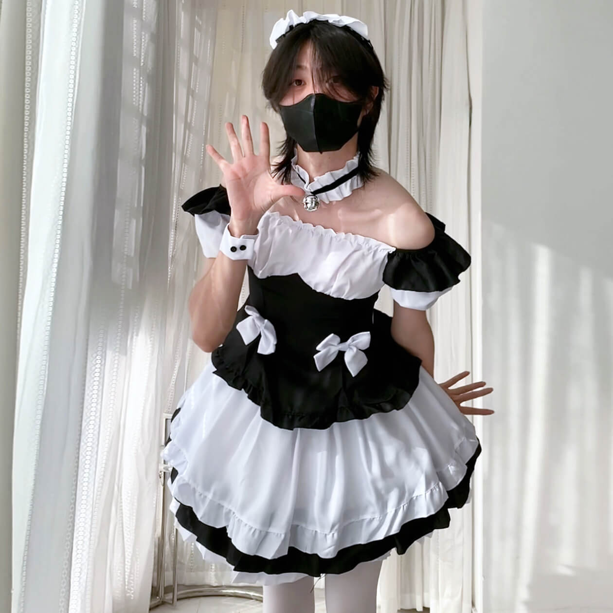 Black Maid Dress Cosplay - Femboy Fashion