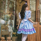 Blue And White Maid Dress - Femboy Fashion