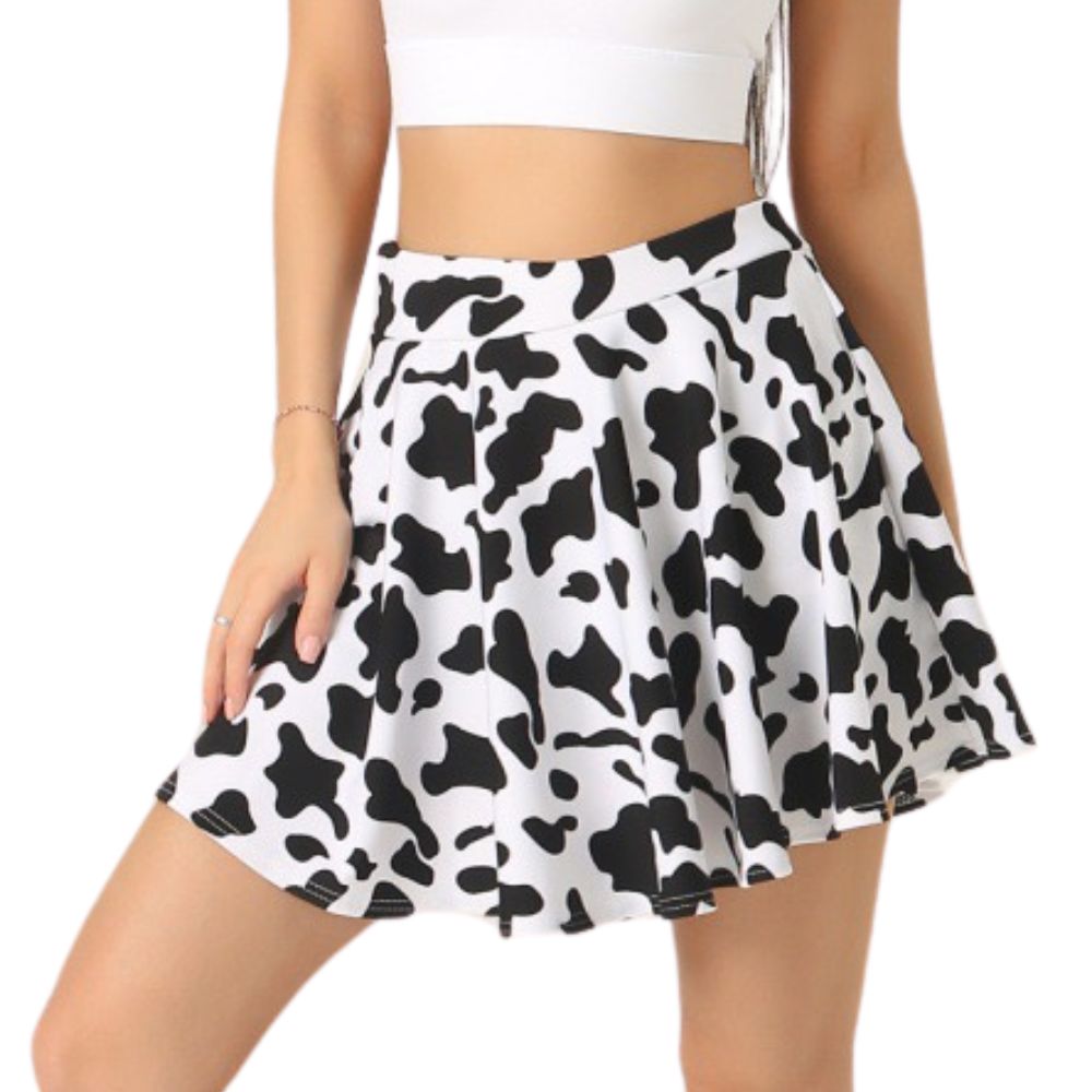 Femboy In Cow Print Skirt