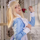 Light Blue Long Maid Dress - Femboy Fashion