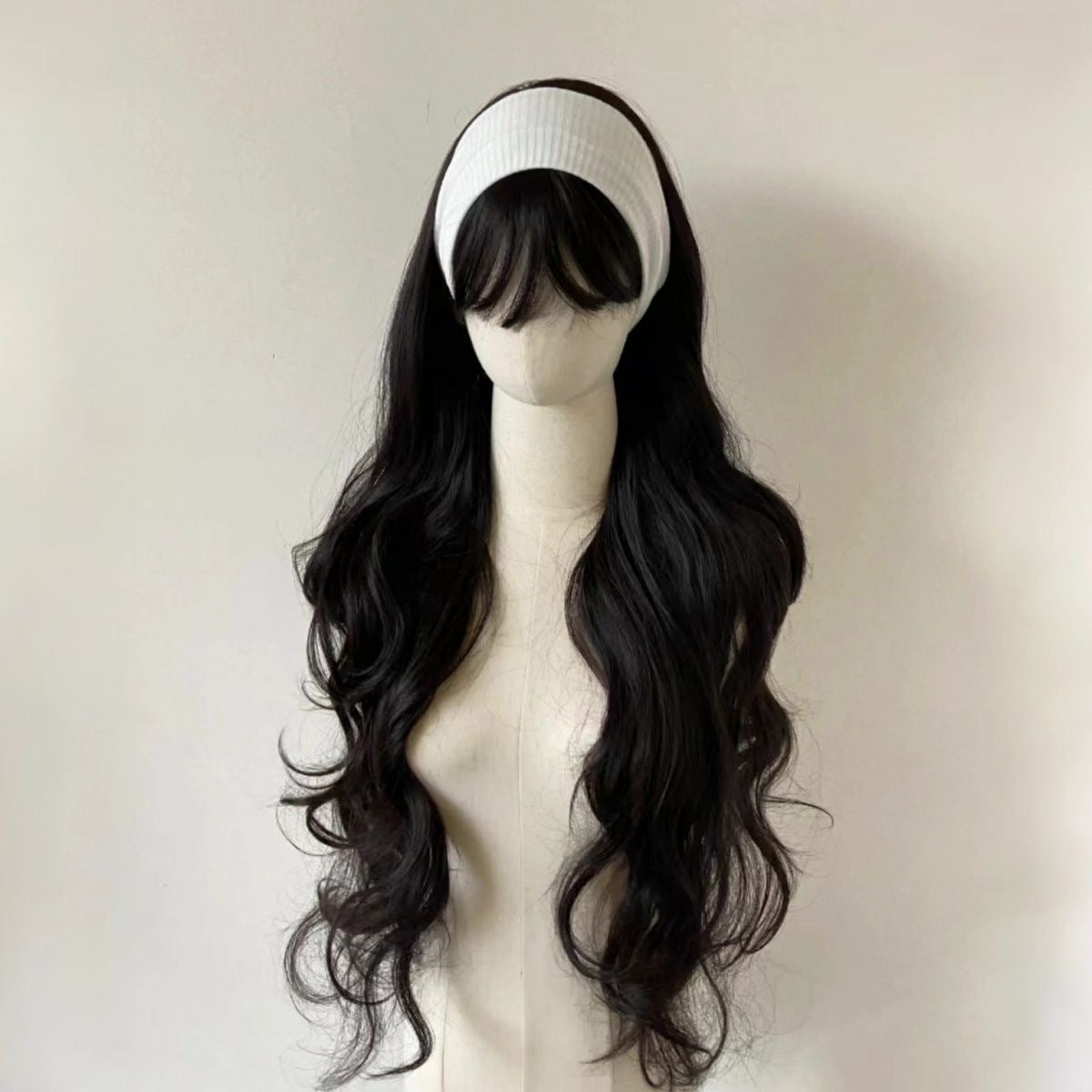 Femboy Loose Body Wave With Bangs Length - Femboy Fashion