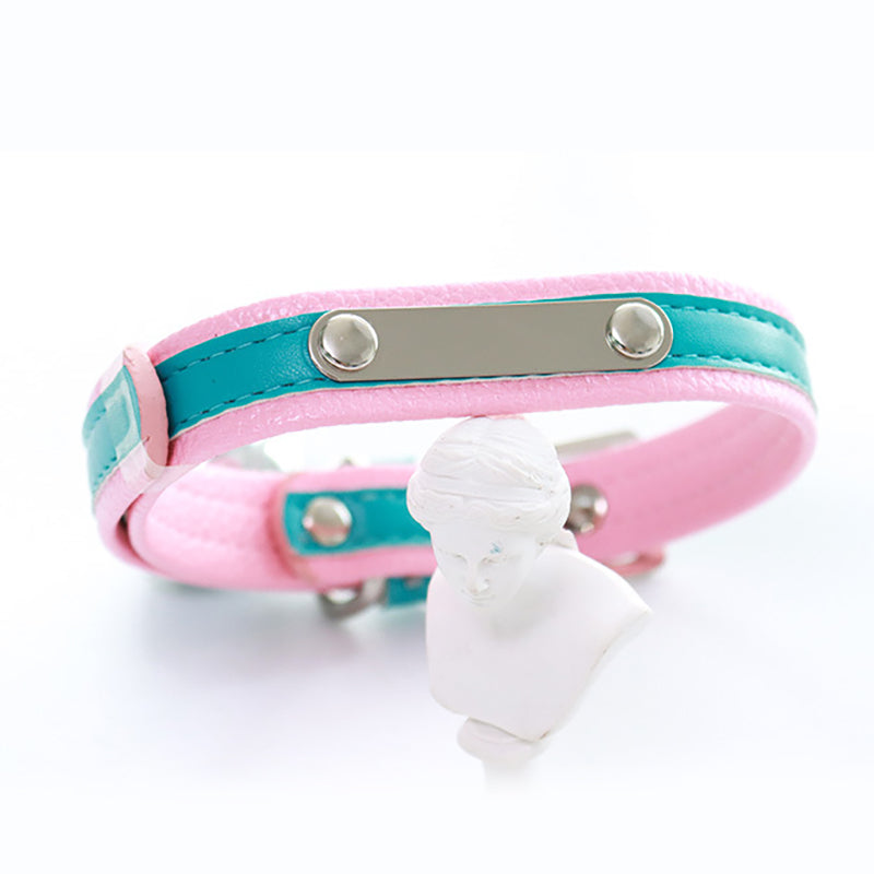 Pastel Pink Choker With Bell Back - Femboy Fashion