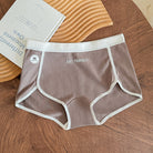 Femboy plus size boyshort panties brown