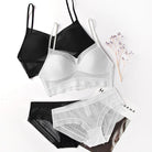 Femboy plus size wireless bra and panty set for femboy