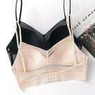 Femboy plus size wireless bra and panty set