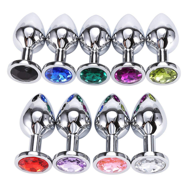 Femboy stainless steel rhinestone butt plugs set for sale