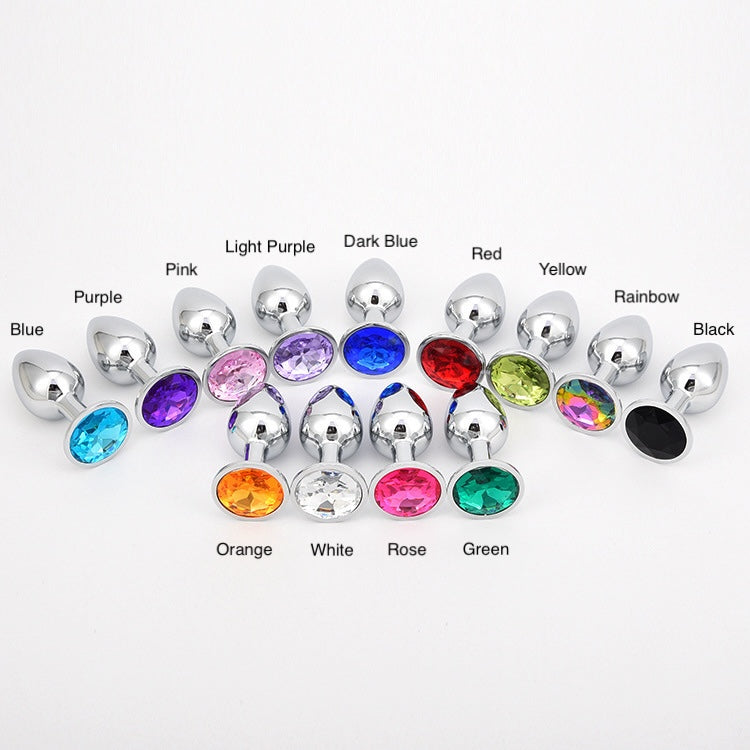 Femboy stainless steel rhinestone butt plugs