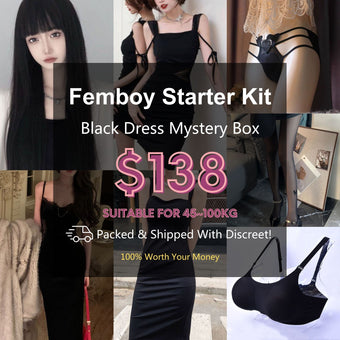 Femboy Starter Pack – Black Dress Mystery Box