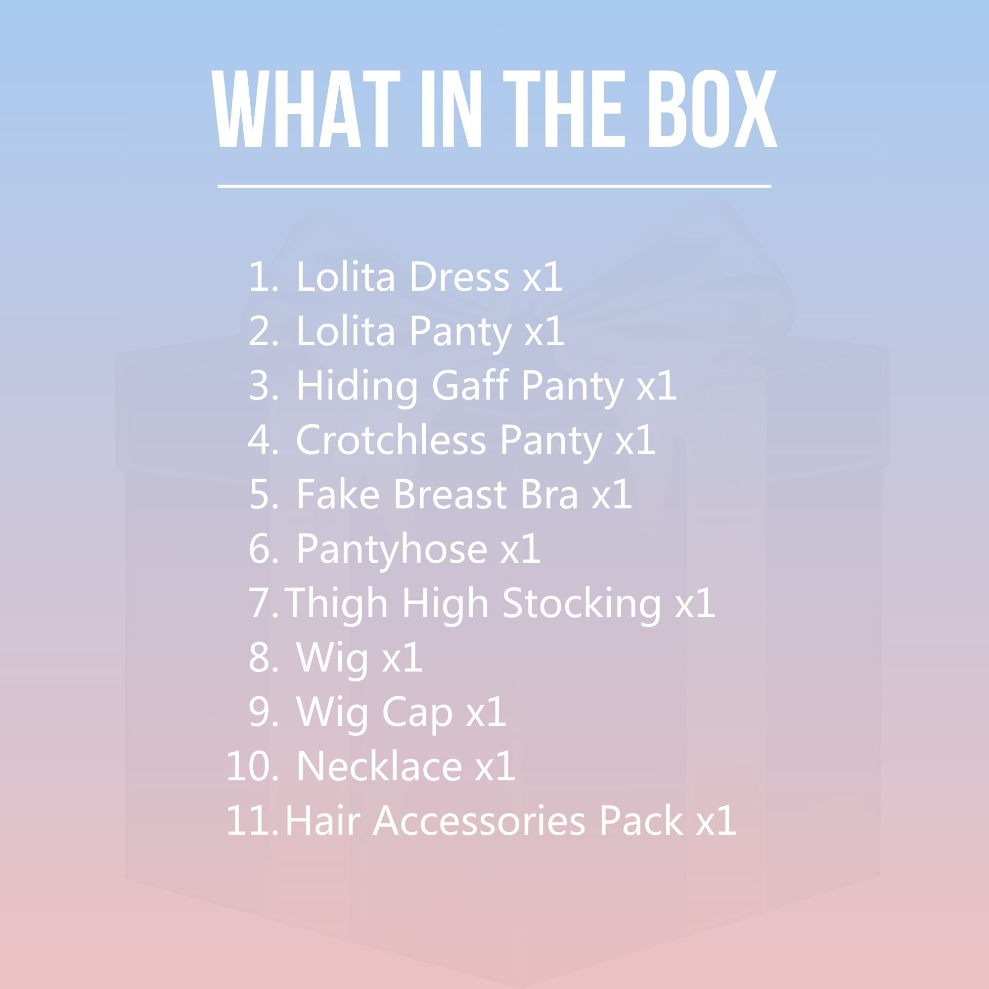 Femboy starter kit lolita dress mystery box list