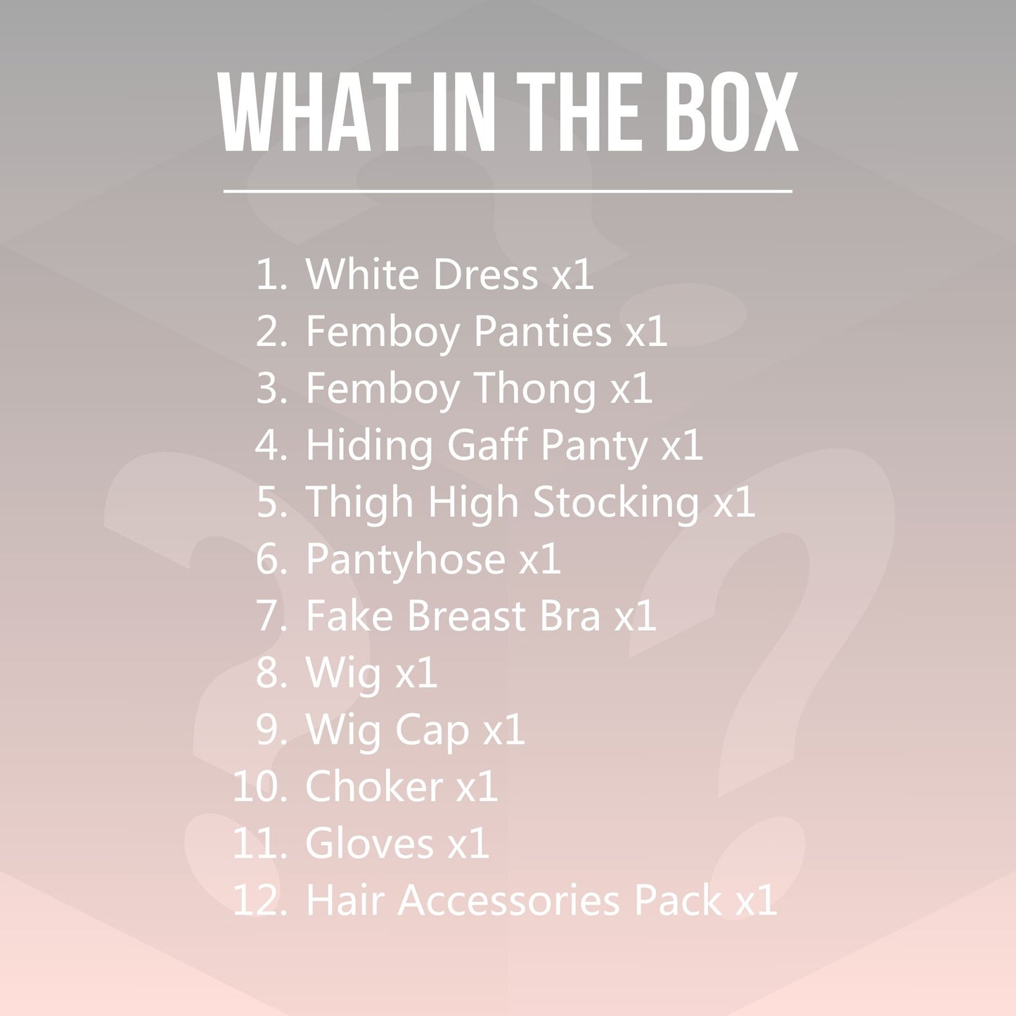 Femboy Starter Kit - White Dress Mystery Box - Femboy Fashion