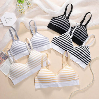 Femboy Striped Bra