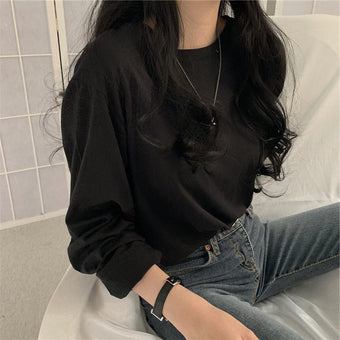 Loose Solid Femboy T-Shirt (Casual Fit)