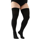 Femboy wear black femboy plus size thigh high socks