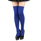 Femboy wear blue femboy christmas thigh high socks