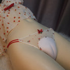 Femboy wear cute print hiding gaff panty thong femboy detail