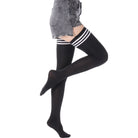 Femboy wear extra long thigh high socks side