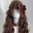 Femboy wear femboy chestnut brown body wave wig