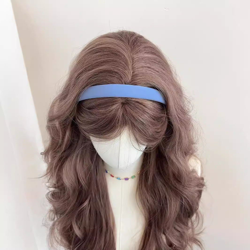 Femboy wear femboy chocolate brown body wave wig for femboy