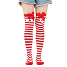 Femboy wear femboy christmas thigh high socks with bow femboy fashion