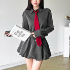 Femboy wear femboy long sleeve schoolgirl dress femboy fashion