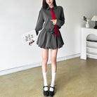 Femboy wear femboy long sleeve schoolgirl dress for femboy