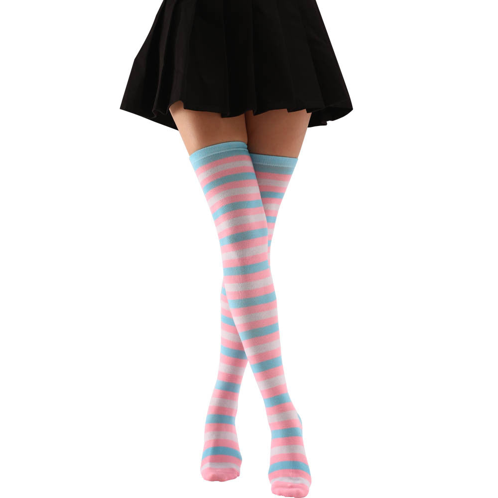 Classic Femboy Striped Thigh High Socks Femboy Fashion classic-femboy-striped-thigh-high-socks-femboy-fashion