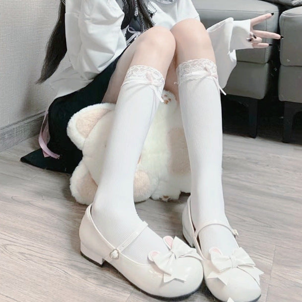 Femboy wear kawaii lolita lace top socks femboy fashion