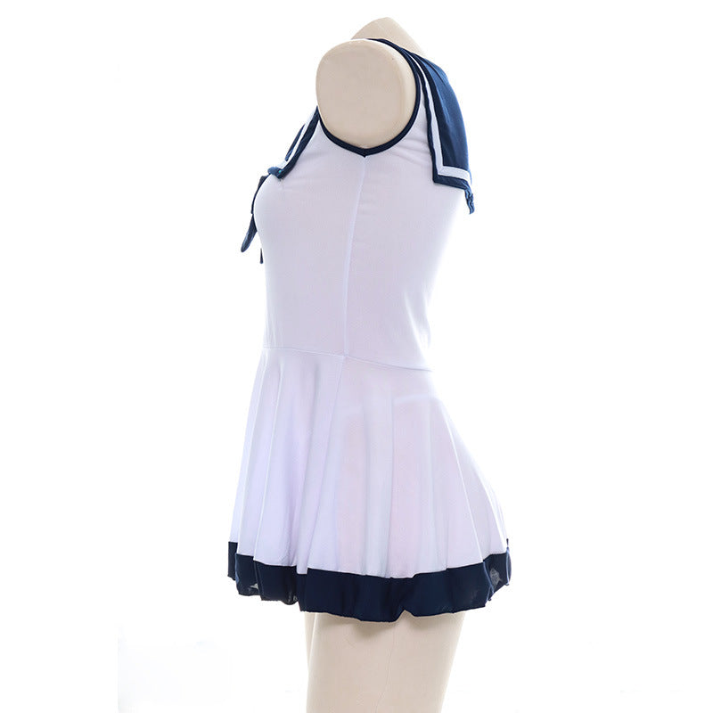 Femboy wear kawaii sailor lingerie side