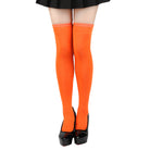 Femboy wear orange femboy christmas thigh high socks