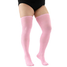 Femboy wear pink femboy plus size thigh high socks