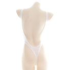 Femboy wear sexy backless bodysuit lingerie back