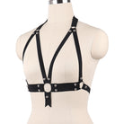 Femboy wear sexy halter harness cage bra for femboy