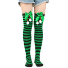 Femboy wear sexy sweet femboy christmas thigh high socks with bow femboy fashion