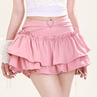 Femboy wear sweet heart pink skirt