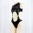 Femboy wear sweet sexy black cut out bodysuit lingerie