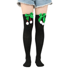 Femboy wear sweet sexy femboy christmas thigh high socks with