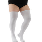 Femboy wear white femboy plus size thigh high socks