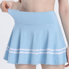 Femboy white stripes femboy mini skirt