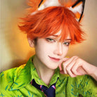 Femboy Wearing a Fox Ear Headband - Femboy Fashion