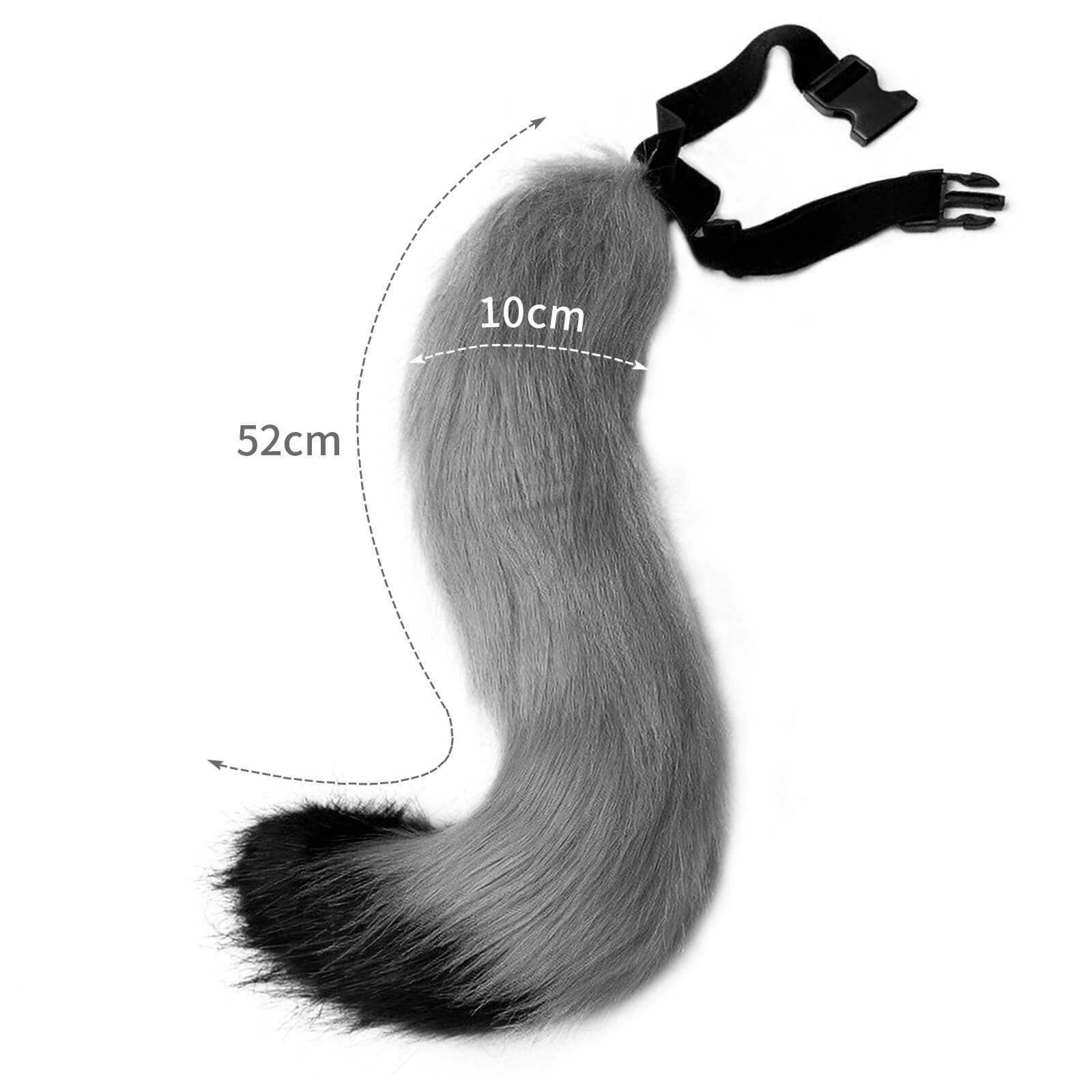 Fox tail size