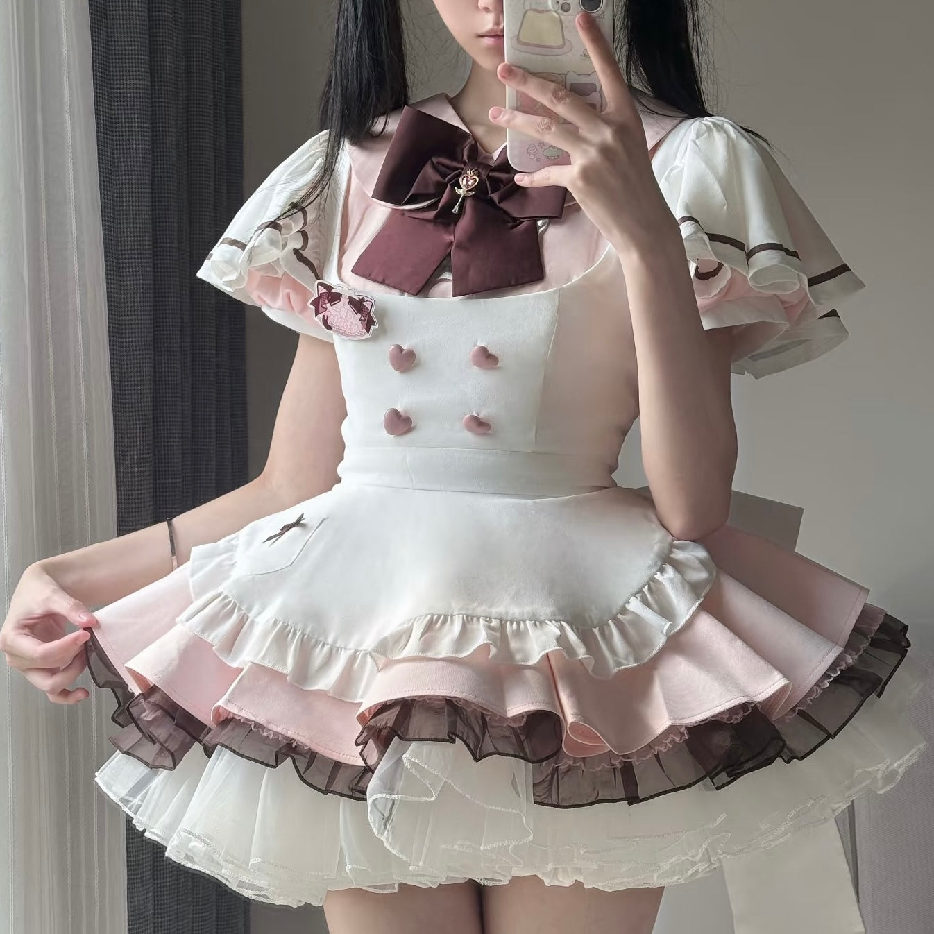 Pink Maid Dress Cosplay - Femboy Fashion