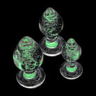 Glow In The Dark Glass Butt Plugs