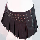 Gothic Black Mini Skirt - Femboy Fashion