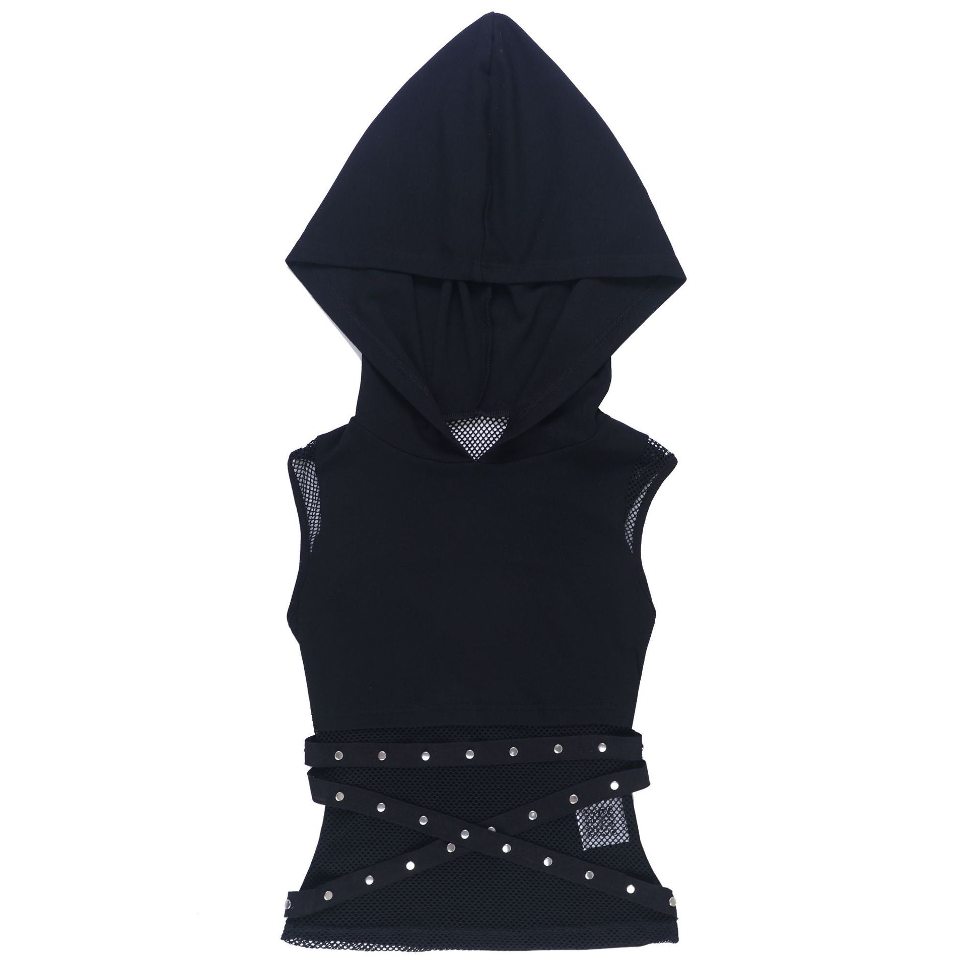 Gothic black sleeveless tank top