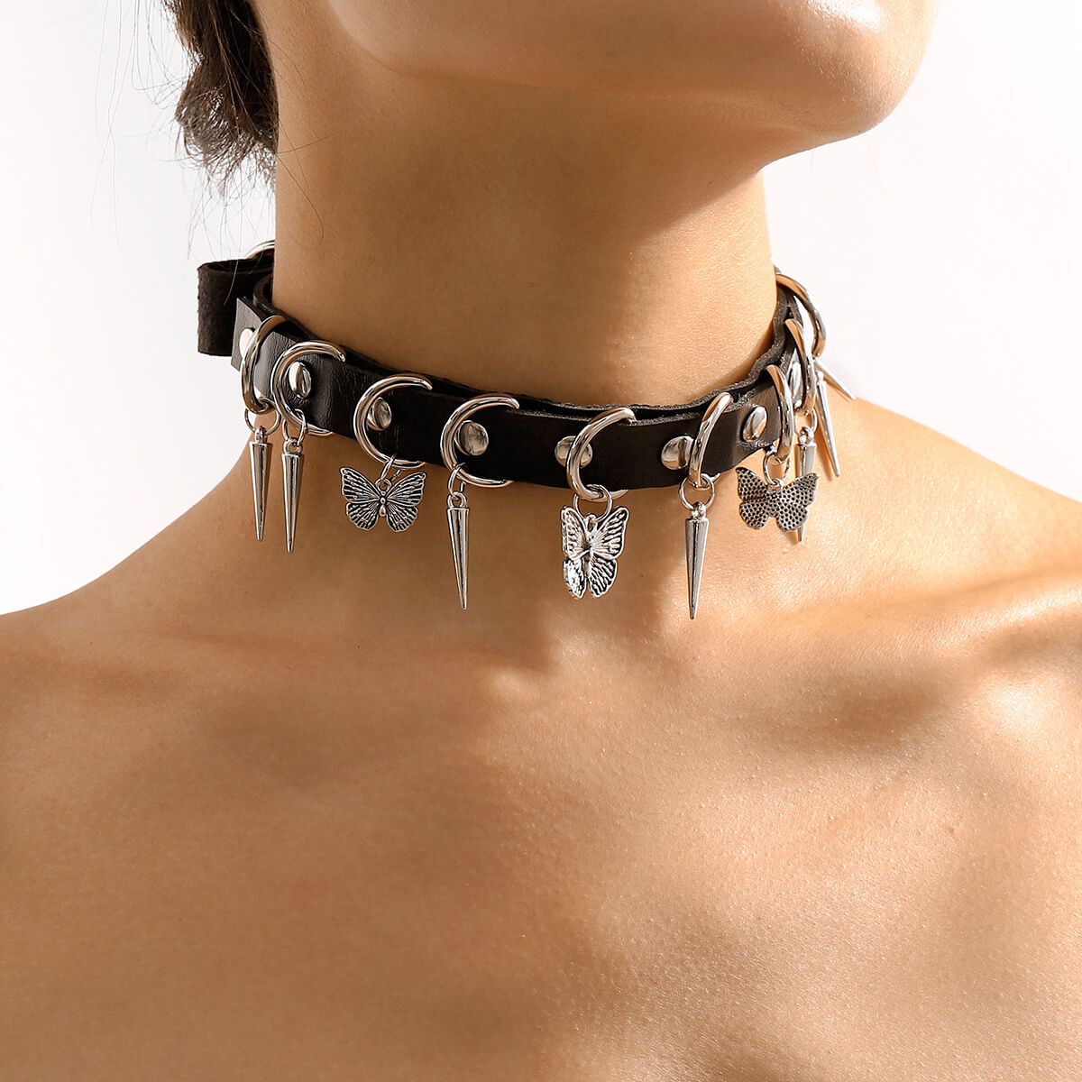 Gothic Butterfly Choker - Femboy Fashion