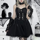 Gothic Femboy in Gothic Black Sundress - Femboy Fashion